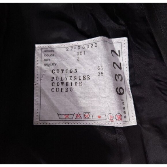 Sacai Cotton Gabardine Pleated Skirt Japan 1 US 6 Black Defect New - Picture 14 of 16
